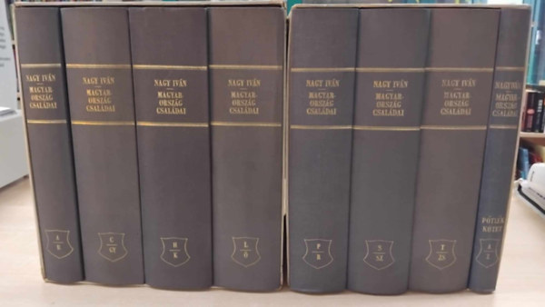 Nagy Iván - Magyarország családai czímerekkel és nemzékrendi táblákkal I-VIII.