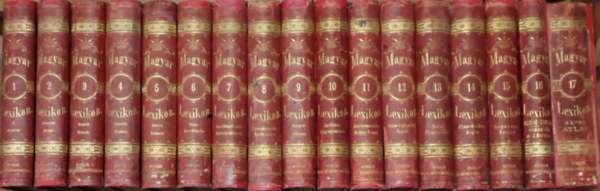 Somogyi Ede  (szerk.) - Magyar lexikon 1-17. (I-XVII.)- K�pk�tettel