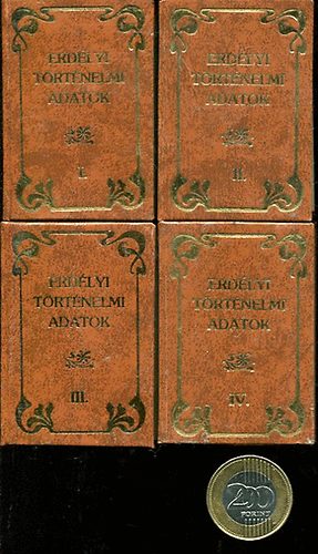 Gróf Mikó Imre - Erdélyi történelmi adatok I-IV. (minikönyv)