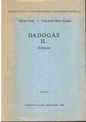 Mrei Vera-Vinczn B. Etelka - Dadogs II. (Terpia)