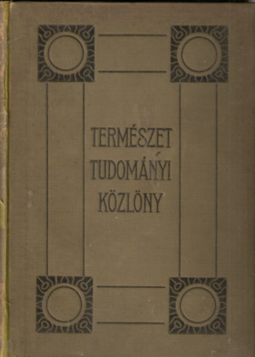 Ilosvay Lajos-Gorka Sndor - Termszettudomnyi kzlny 1920