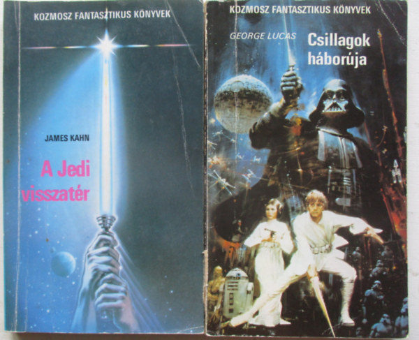 George Lucas James Kahn - 2 db Star Wars regny: Csillagok hborja + A Jedi visszatr (Kozmosz Fantasztikus Knyvek)