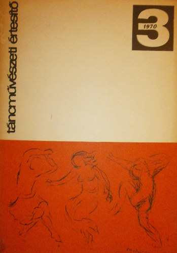 Dr. Kaposi Edit  (szerk.) - Tncmvszeti rtest 1970/3.