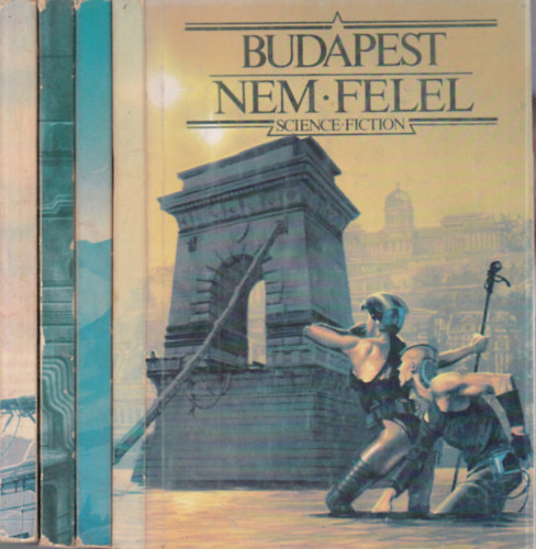 4 db. sci-fi (Budapest nem felel + A fekete sugár + A hazugság halála + A rádiumkirály)