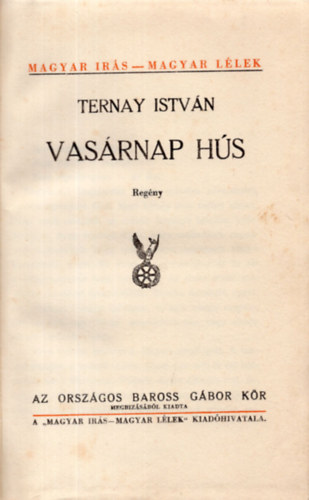 Ternay Istvn - Vasrnap hs
