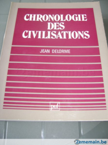Jean Delorme - Chronologie des civilisations