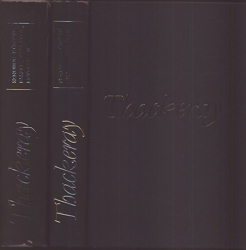 William Makepeace Thackeray - Sznobok knyve - Esszk, vzlatok, levelek I-II. (szmozott)