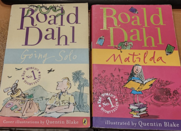 Quentin Blake Roald Dahl (illuszt.) - 2 db Roald Dahl: Going Solo + Matilda