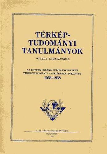 H.M. T�rk�p�szeti Int�zet - T�rk�ptudom�nyi tanulm�nyok (1956-1958)
