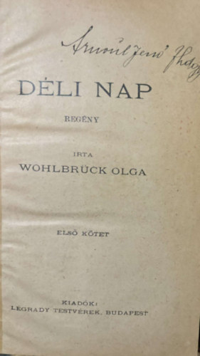 Olga Wohlbrck - Dli nap