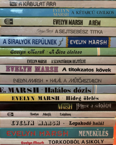 Evelyn Marsh - 16 db Evelyn Marsh krimi k�nyv