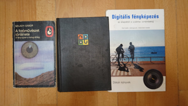 Szilágyi Gábor - 3 könyv a fotózásról: A fotóművészet története - A fényrajztól a hologrráfiáig, Fotólexikon, Digitális fényképezés az alapoktól a szakmai ismeretekig