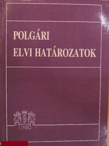 Polgri elvi hatrozatok