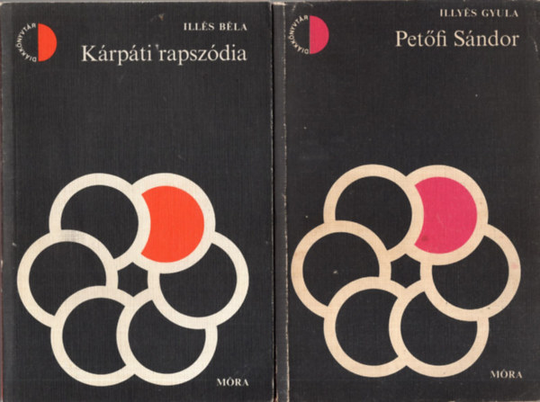 Illyés Gyula, Illés Béla - 2 db Diákkönyvtár könyv ( együtt ) 1. Petőfi Sándor, 2. Kárpáti rapszódia