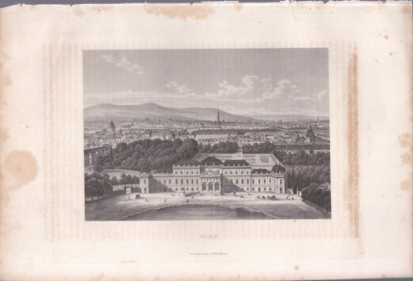 B�cs l�tk�pe - eredeti litogr�fia (metszet)