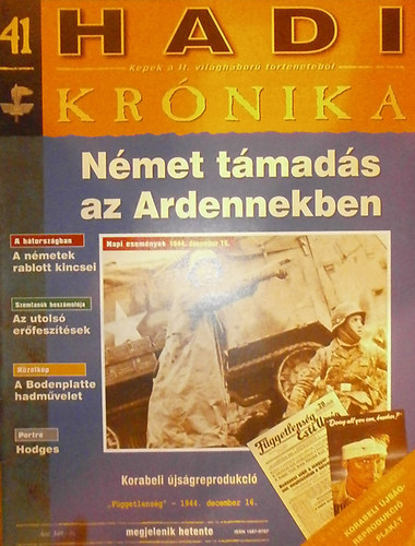 Pap Patrycja  (szerk.) - Hadi Kr�nika 41. sz�m