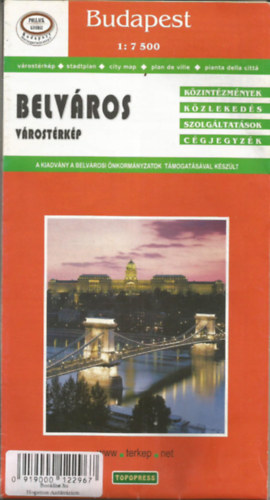 Budapest belvros 1:7500 (Vrostrkp)