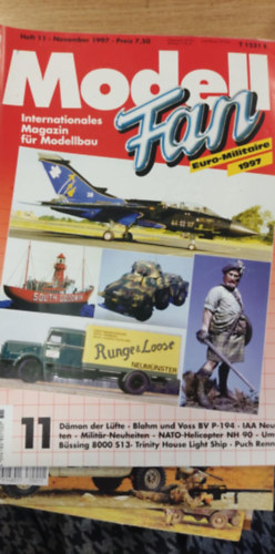 Modell Fan november 1997 - német nyelvű makettező újság