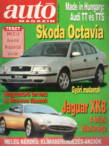 Tthmtys Tibor - 2 db Aut Magazin 1996. jlius + Aut k2tt 1997. december