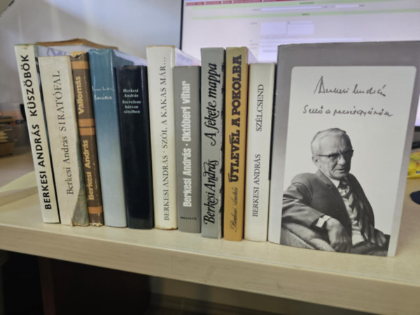 Berkesi András - 11db Berkesi kötet, KÖNYVMENTŐ AJÁNLAT: Küszöbök+ Siratófal+ Vallomás+ Barátok+ Szerelem három tételben+ Szól a kakas már+ Októberi vihar+ A fekete mappa+ Útlevél a pokolba+ Szélcsend+ Sellő a pecsétgyűrűn