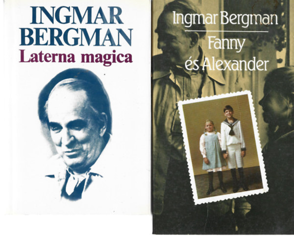 Ingmar Bergman - 2 db knyv, Laterna magica, Fanny s Alexander