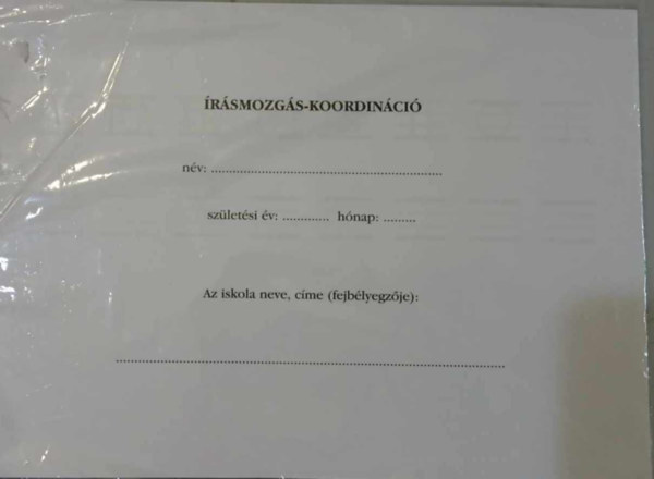 Nagy J�zsef - �r�lapok az �r�smozg�s-koordin�ci� vizsg�lat�hoz