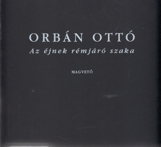 Orbn Ott - Az jnek rmjr szaka