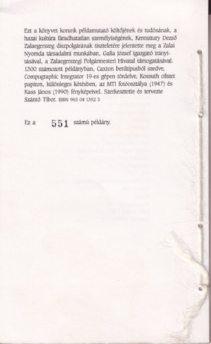 Keresztury Dezs - narckpek