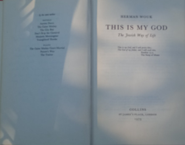 Herman Wouk - This Is My God - The Jewish Way of Life