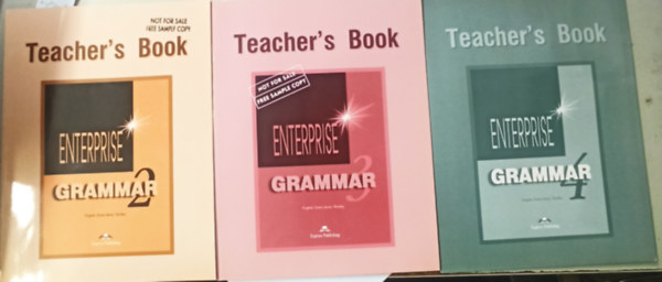Virginia Evans - Jenny Dooley - 3 db - Teachers book :Enterprise Grammar 2 +3 +4
