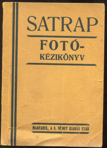 Satrap fot-kziknyv 1927