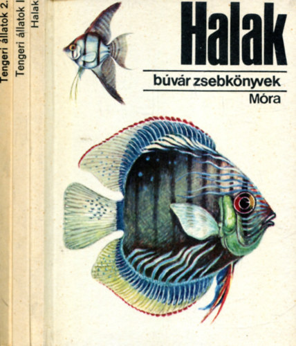 3 db Bvr zsebknyv (Halak, Tengeri llatok 1-2)