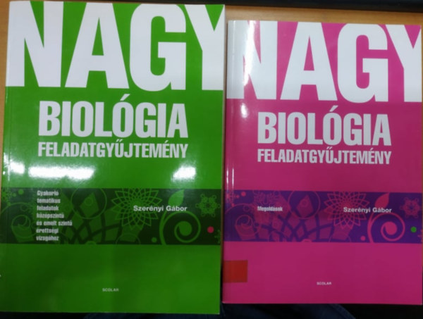 Dr. Szernyi Gbor - Nagy biolgia feladatgyjtemny + Megoldsok (2 ktet)