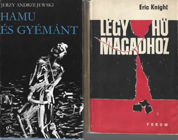 2 db knyv, Jerzy Andrzejewski: Hamu s gymnt, Eric Knight: Lgy h magadhoz
