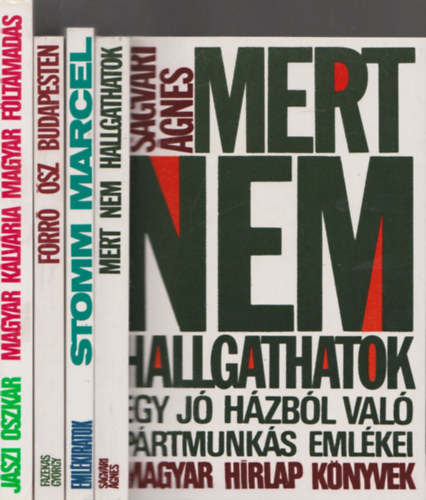 Magyar h�rlap k�nyvek (4db.)