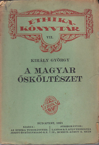 Kirly Gyrgy - A magyar skltszet