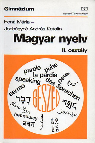 Honti Mria - Jobbgyn Andrs Katalin - Magyar nyelv II. osztly