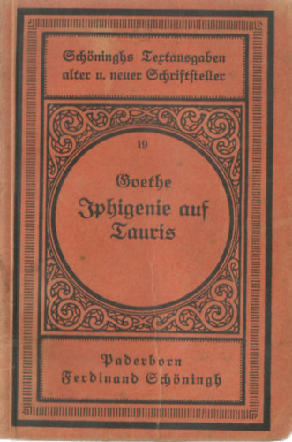 Johann Wolfgang von Goethe - Iphigenie auf Tauris