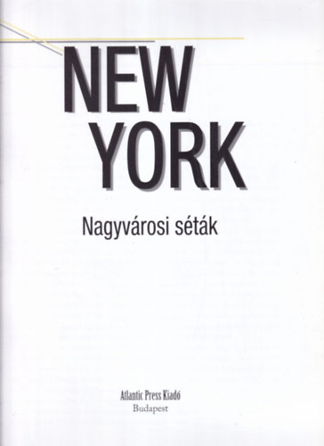 Bokor Pl - New York - Nagyvrosi stk