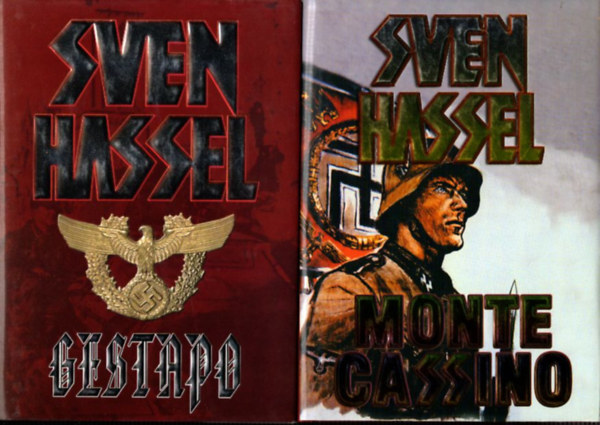 Sven Hassel - 2 db Sven Hassel: Gestapo + Monte Cassino