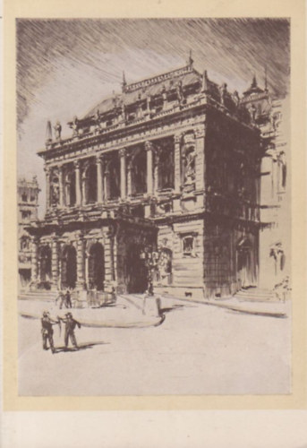 Operah�z, Budapest (r�gi k�peslap)