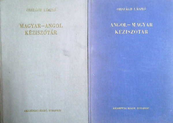 Magay-Orszgh - Magyar-angol, angol-magyar kzisztr I-II