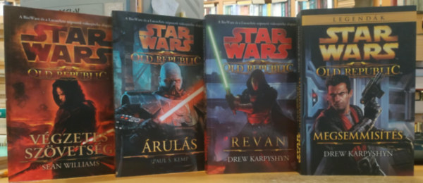 Paul S. Kemp, Drew Karpyshyn Sean Williams - 4 db Star Wars - Old Republic: Vgzetes szvetsg + ruls + Revan + Megsemmists
