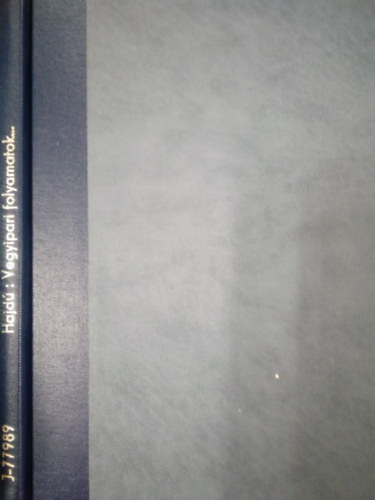 Hajdú Hajnalka - Vegyipari folyamatok irányítása