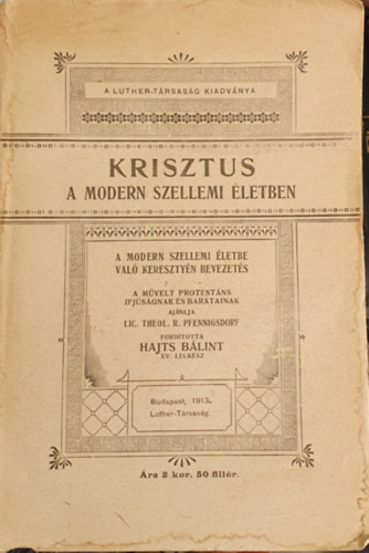 R. Pfennigsdorf - Krisztus a modern szellemi letben