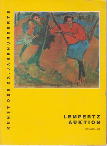 nincs adat - Lempertz Auktion - Kunst des XX.-katalog 613.