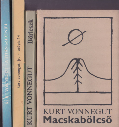 Kurt Vonnegut - Kurt Vonnegut knyvek 4db.:Macskablcs + Brleszk +Utpia 14 + A titn szirnjei