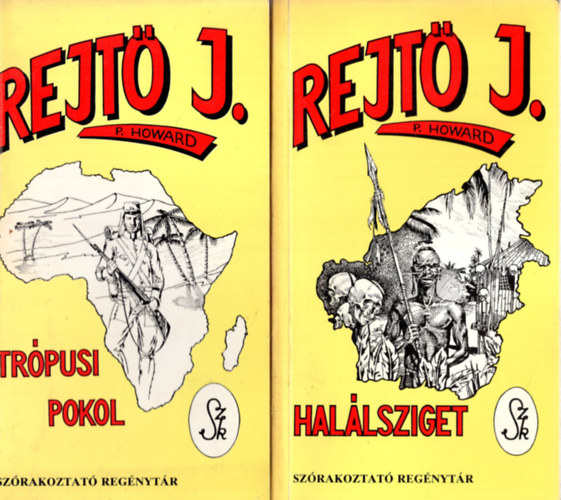 Rejt� J.  (P. Howard) - 2 db Rejt� J. ( Tr�pusi pokol + Hal�lsziget )