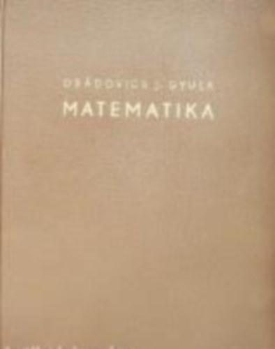 Obádovics J. Gyula - Matematika (Obádovics)
