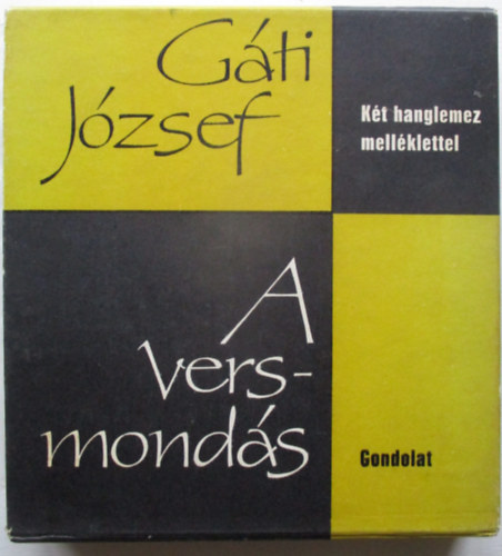 Dr. Gti Jzsef - A versmonds (bakelit-mellklettel)